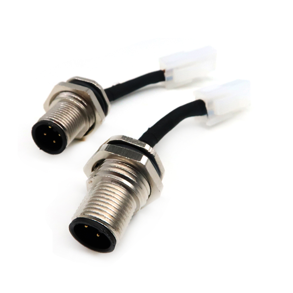 Wasserdichtes M12-4-Pin-Drahtbuchsen-M12-Anschlusskabel
