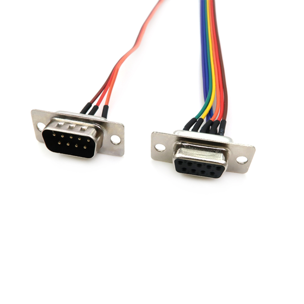 Connecteurs DB personnalis&eacute;s de connecteur D SUB avec assemblage de c&acirc;bles &agrave; anneau magn&eacute;tique