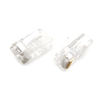 RJ45 hvid klar plastikfatning Enkelt UTP stik RJ45 stik vandt&aelig;t stik