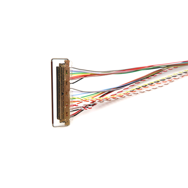 Fabriek die gekleurde LVDS-kabel produceert volgens de eisen van de klant Kabelboomkabel