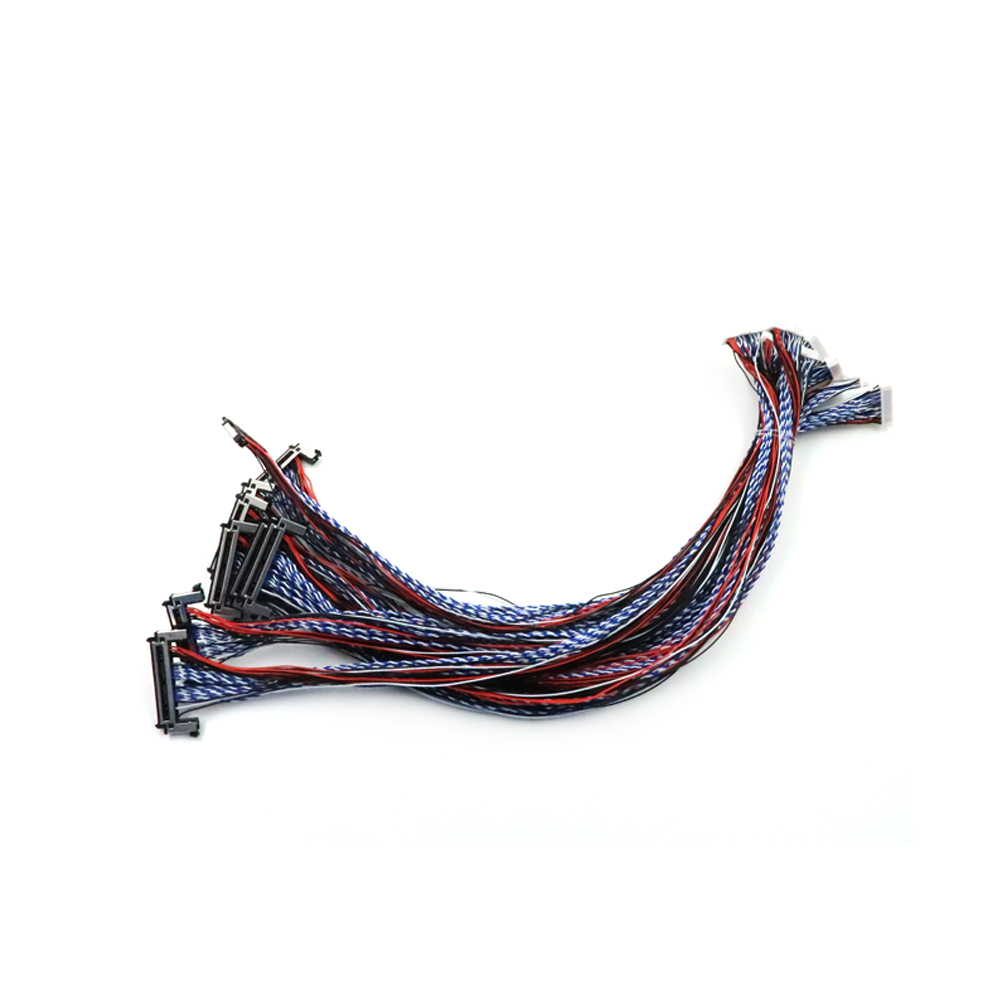 Y&uuml;ksek kaliteli Diz&uuml;st&uuml; Bilgisayar LVDS lcd Esnek TV Kablosu LVDS Denetleyici Kartı Tel Kablo demeti