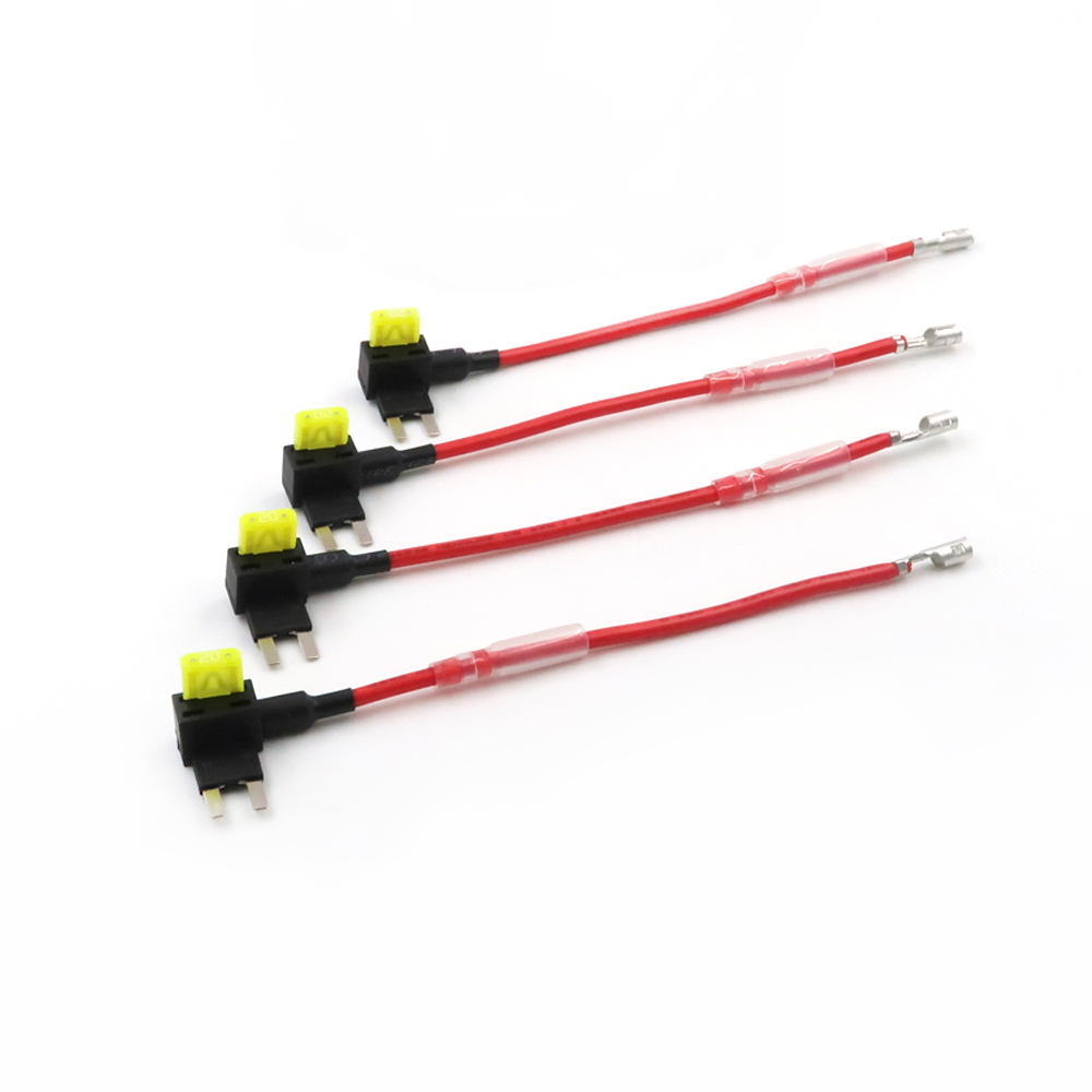 Waterproof Fuse Holder Socket Blade Car Auto Motorcycle Motorbike Fuse Cable Harness para sa Mga Kotse
