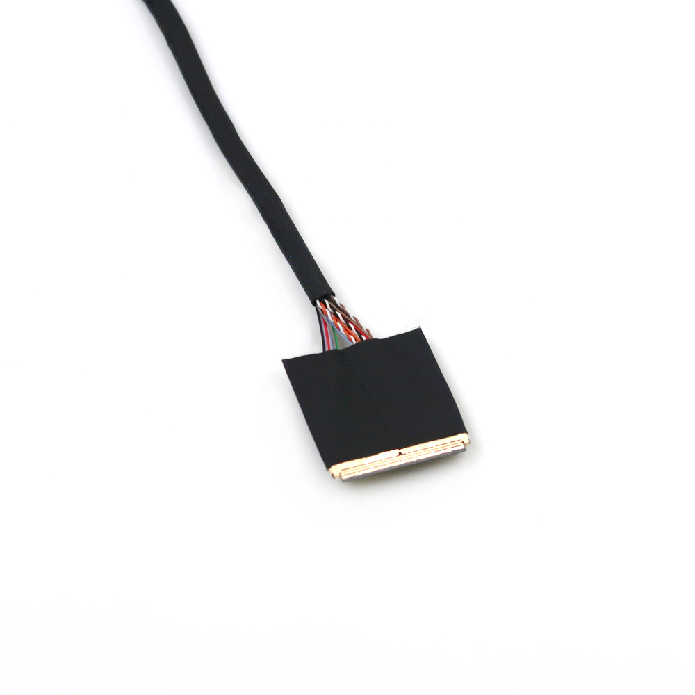 Custom Conector De 2,0 mm juotos kannettavan tietokoneen LCD LED IPEX -n&auml;ytt&ouml;kaapeli 20 24 36 40 41 50 51 pin LVDS-kaapeli LCD-paneelille