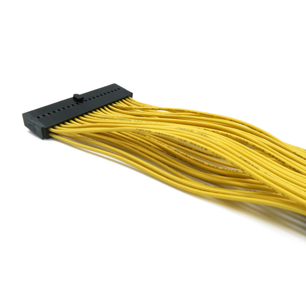Chicote de cabos liso personalizado da fita do conjunto de cabos 2.0mm IDC do chicote de fios do fio do conector de 40 Pin