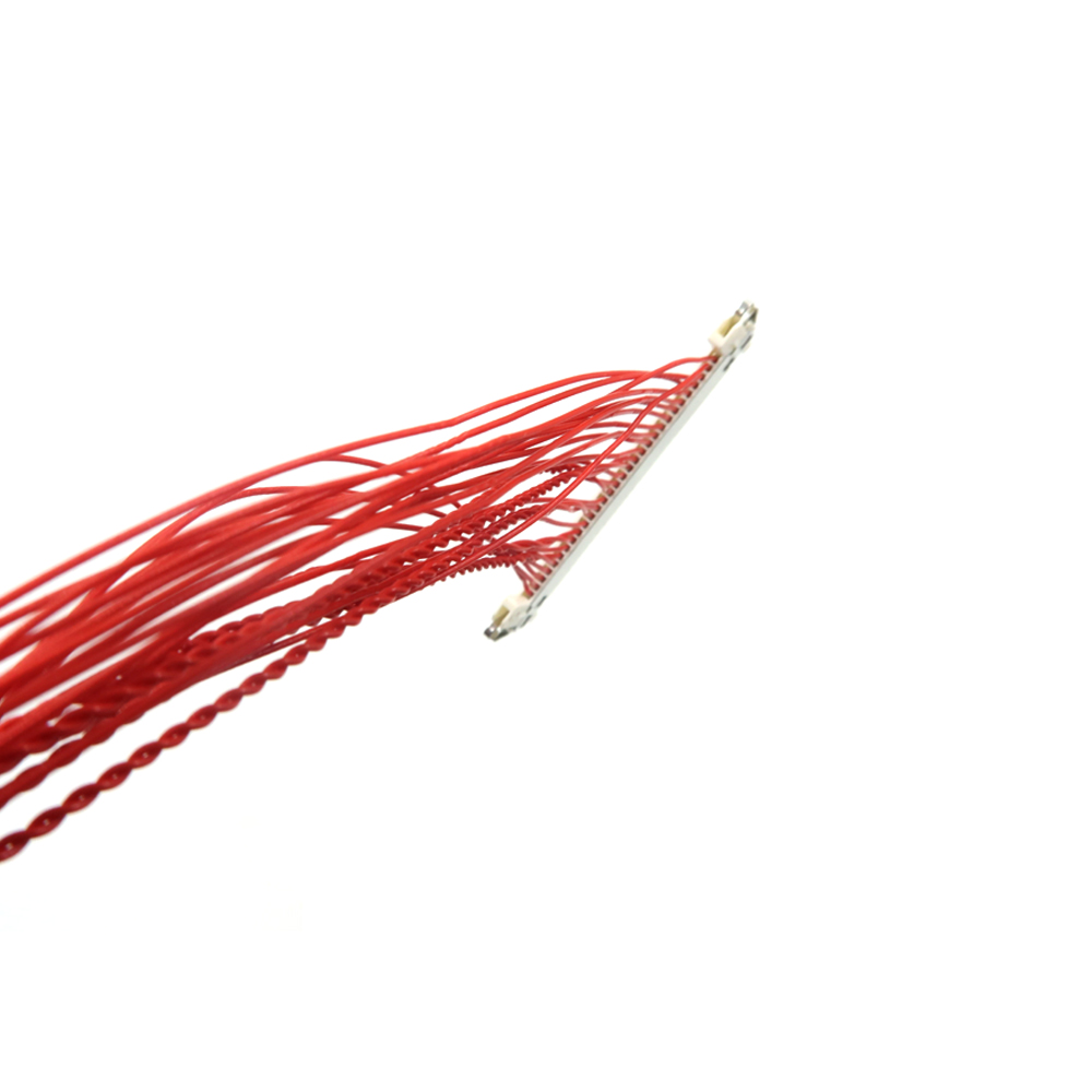 &Ouml;zel Kompakt 0.4mm Pitch 30pin Kırmızı Mini Koaksiyel LVDS Kablo 30pin Şerit Tel Terminal Kablo D&uuml;zeneği Led i&ccedil;in Uygulandı