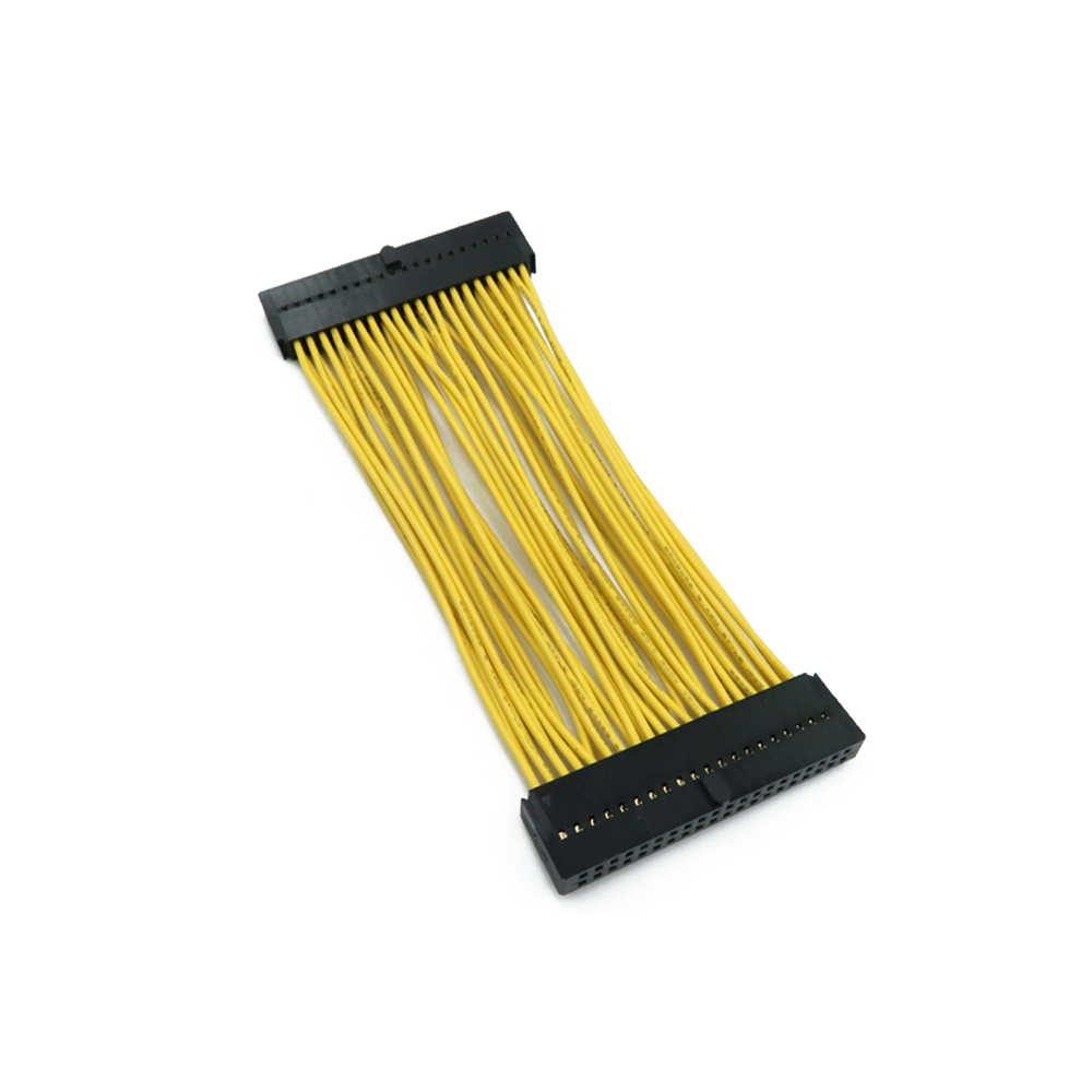 Chicote de cabos liso personalizado da fita do conjunto de cabos 2.0mm IDC do chicote de fios do fio do conector de 40 Pin