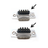 D-Sub IX acus Connector DB9 Male Male Plug cum Solder Wire Type Nut stupra Adapter