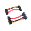  SATA Serial ATA 7+15 Pin Male ad Male Data Power Cable GPS Positioning Automotive Wiring Iunge