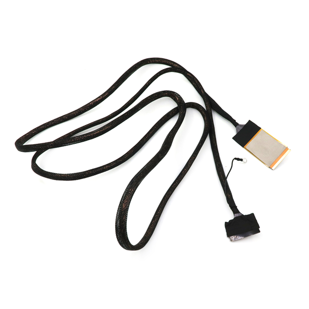 Kundenspezifisches EDP-Bildschirmkabel 0,5 mm Doppelstecker 4K-Koaxial-Lvds-Kabel I-PEX 20454 40Pin
