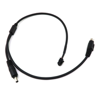 Avdio kabel razdelilnika enosmerne napetosti 1 ženska na 2 moška