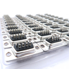 D-Sub IX acus Connector DB9 Male Male Plug cum Solder Wire Type Nut stupra Adapter