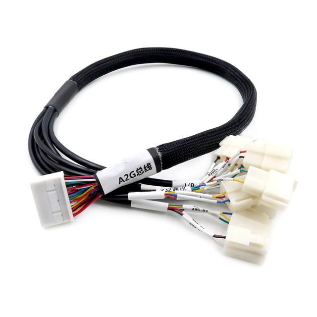 โรงงานขายส่งที่กำหนดเองคุณภาพสูงชุดสายไฟอัตโนมัติลำโพงรถยนต์ลากสาย