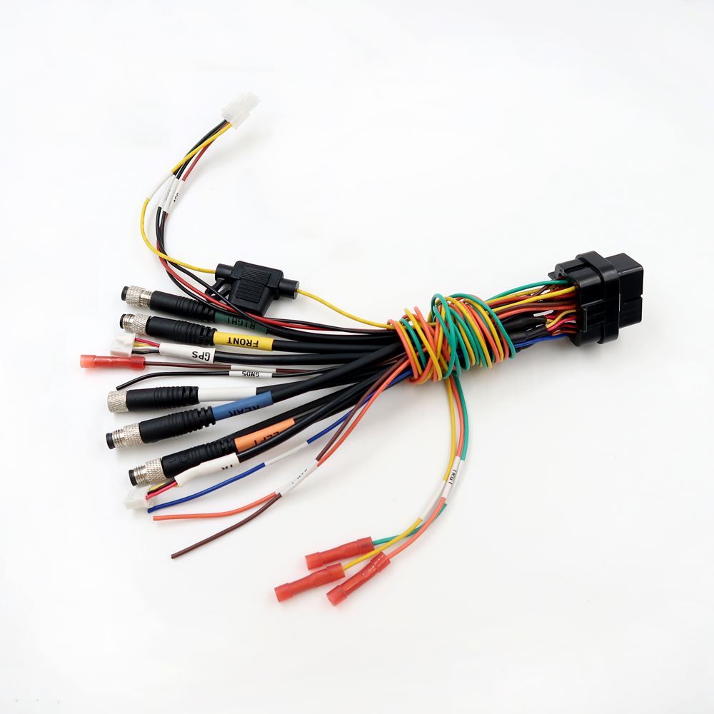 Conjunto de cabos completo de chicote automotivo personalizado de f&aacute;brica