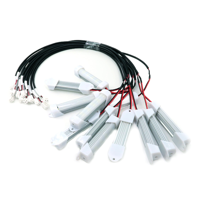 Chicote el&eacute;trico de tubo 12V DC personalizado para ilumina&ccedil;&atilde;o industrial