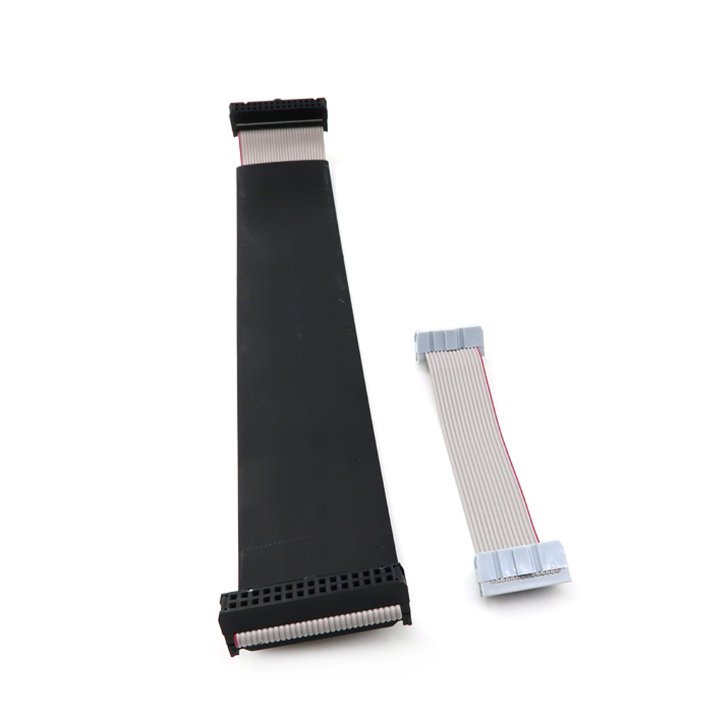 C&acirc;ble de donn&eacute;es &agrave; ruban plat gris JTAG ISP, pas de 2.54mm FC-6/8/10/12/14/16/18/20/24/26/30/34/40/50 broches, pour en-t&ecirc;te de bo&icirc;te DC3 IDC