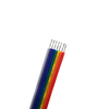 ตัวอย่างฟรี ส่วนต่อขยาย LED สีแบบกำหนดเอง ฉนวน PVC สายไฟทองแดงริบบิ้นแบนกระป๋อง ชุดสายไฟไฟฟ้า