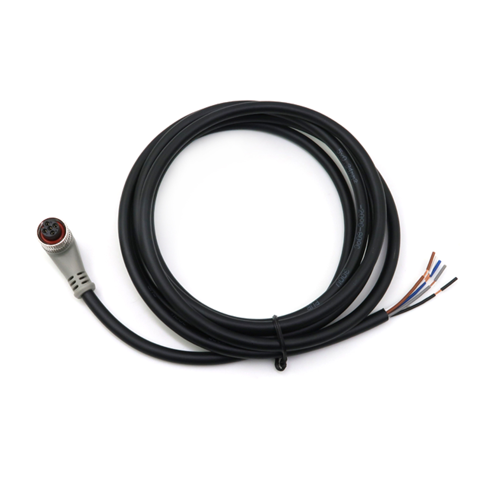 Tilpasset M Series M12 5-pins hann-til-hun-skjermet spiralkabelmontering