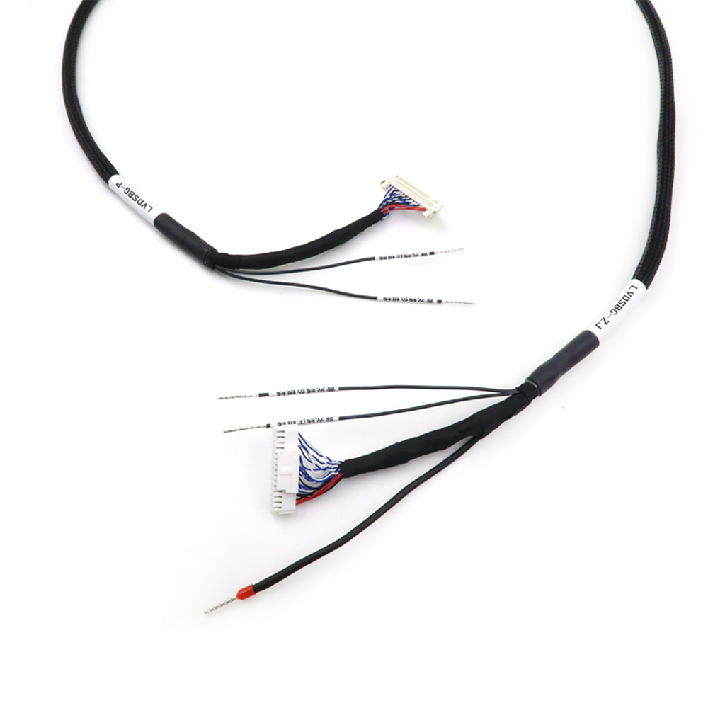 LCD LED-sk&aelig;rm LVDS-kabels&aelig;t Lot til test af LCD-panel med LED LCD-tester - Universal LVDS-kabels&aelig;t