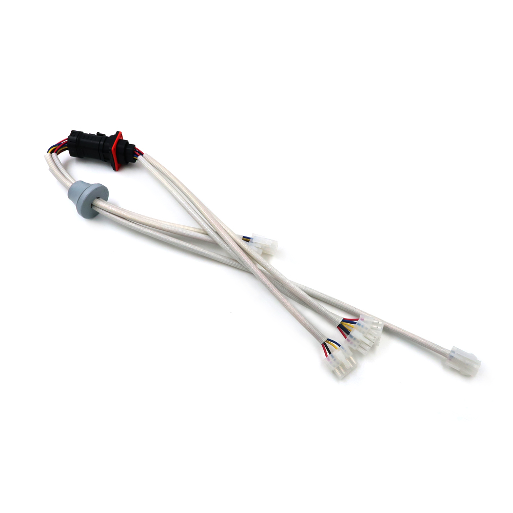 Cablaggio automobilistico su misura Cablaggio automatico impermeabile con presa per connettore maschio e femmina serie AMP