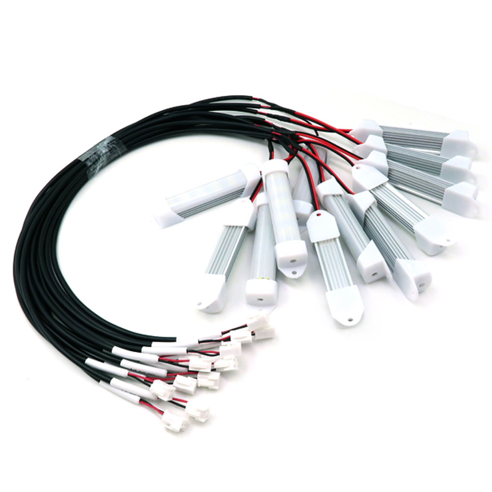 Arn&eacute;s de cableado de tubo personalizado de 12 V CC para iluminaci&oacute;n industrial