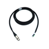 3 Pins XLR Connector Plug Copper Core Female Mic Plug Connector Audio Plug Audio Power Cable 