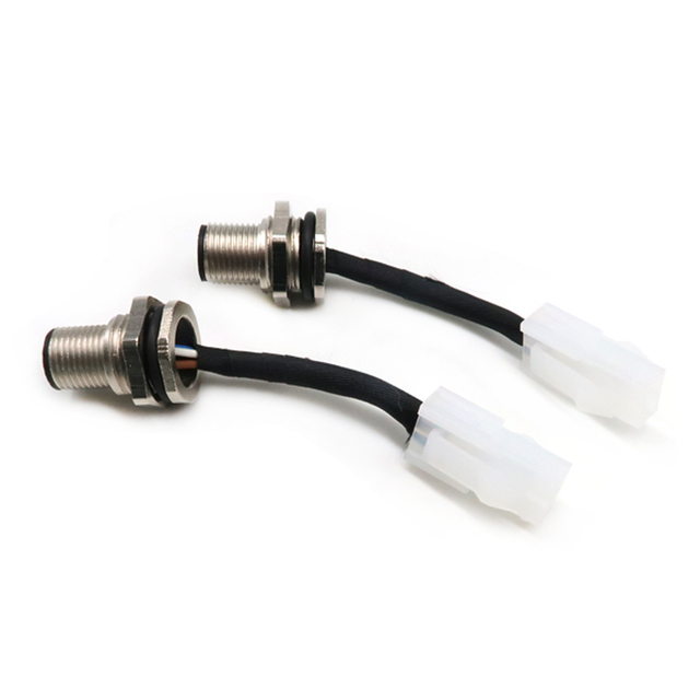 防水 M12 4 針插座 M12 連接器電纜