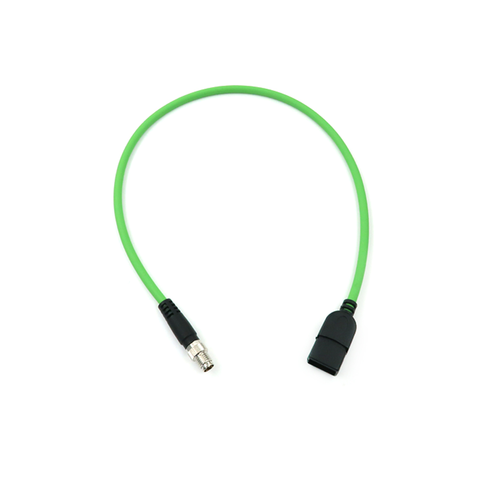 M8 Waterproof Electrical Aviation Plug na may Personalized Metal at USB Cable