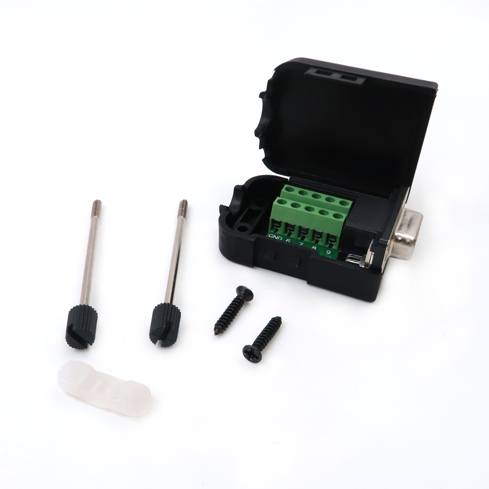 DB9 9-poliger l&ouml;tfreier Header-Port-Stecker und SUB-Buchse