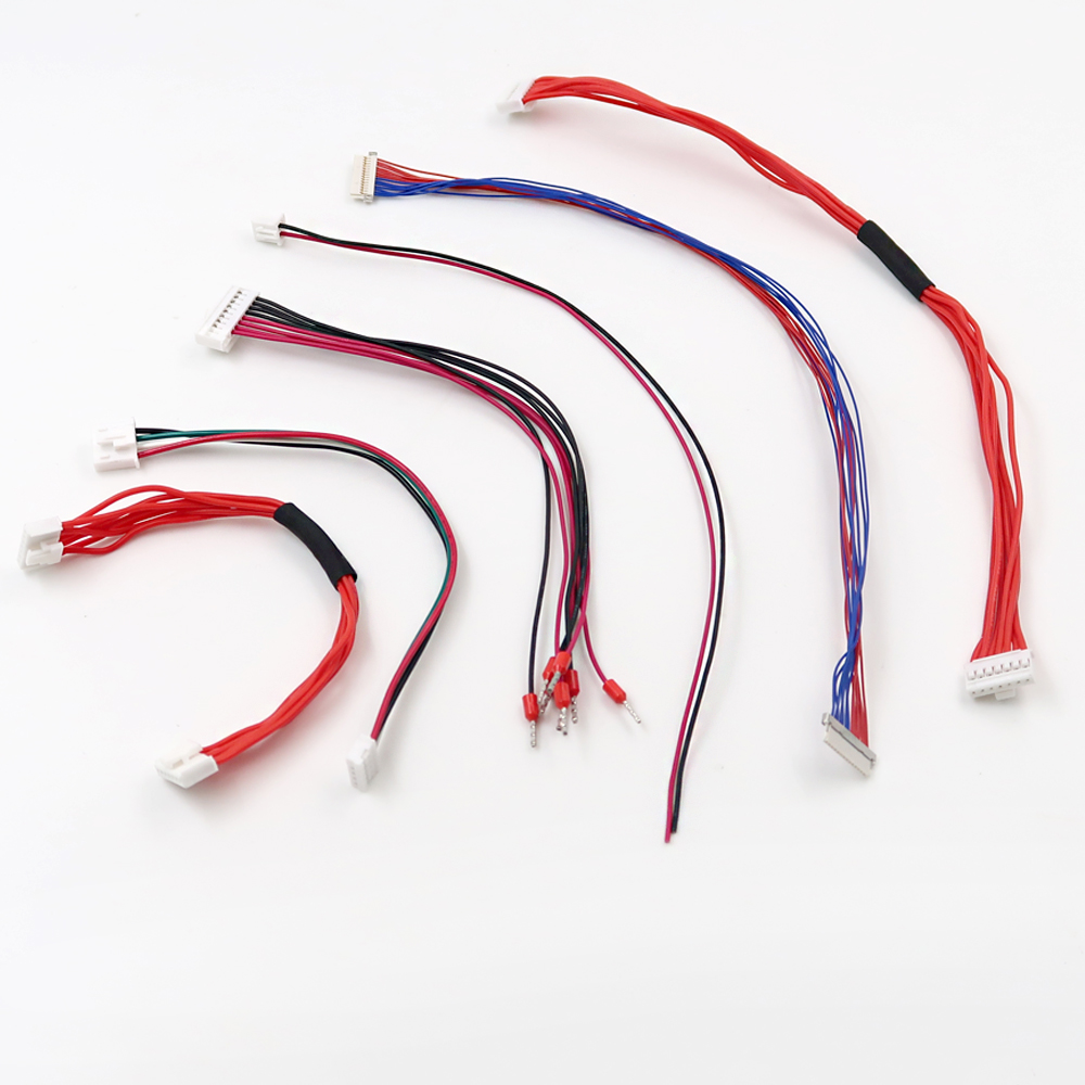 Cablaggio unito dell'assemblaggio cavi del passo su ordinazione di JST Sh JST-SH Gh 1.0mm 1.25 2.0mm con il connettore